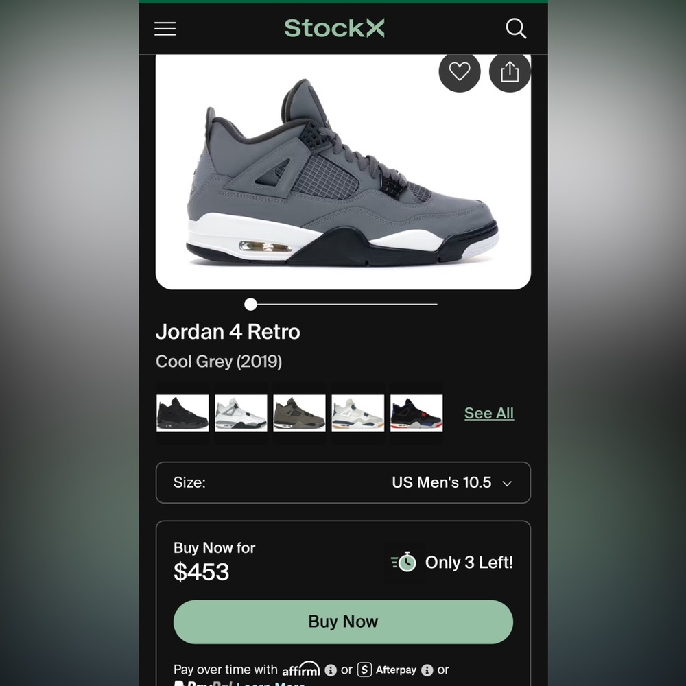 Jordan Retro 4 - Picture 5 of 5